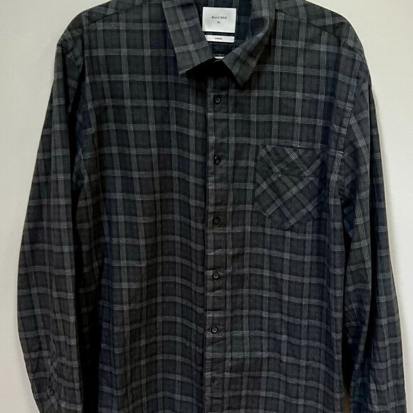 Billy Reid Men's Cotton Button Down Long Sleeve Shirt Made in Italy Size XL - Picture 6 of 6